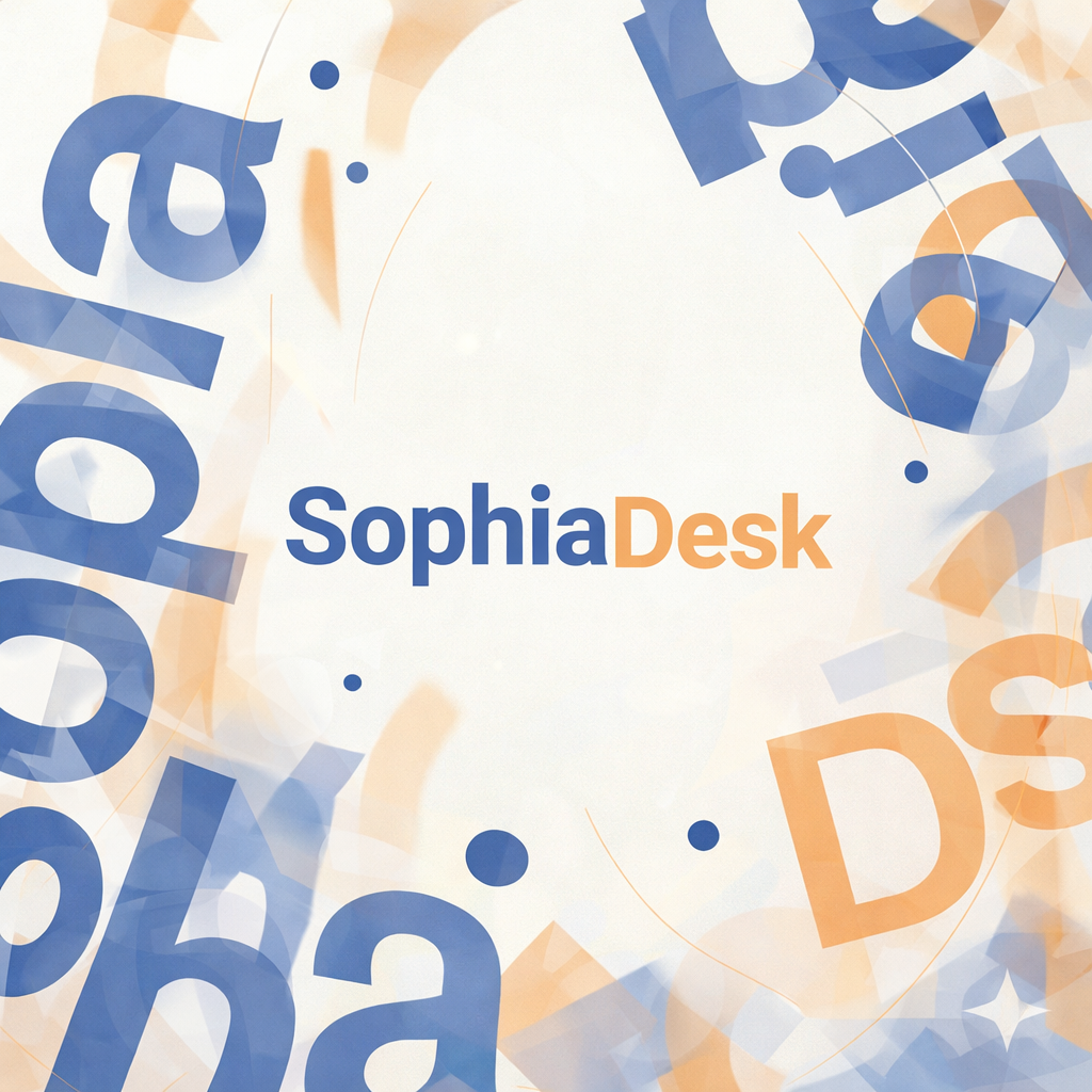SophiaDesk Interface IA Conversationnelle